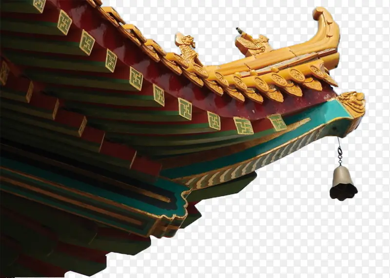 中国风古建筑屋角铃铛PNG图片素材下载_图片编号11216076-PNG素材网