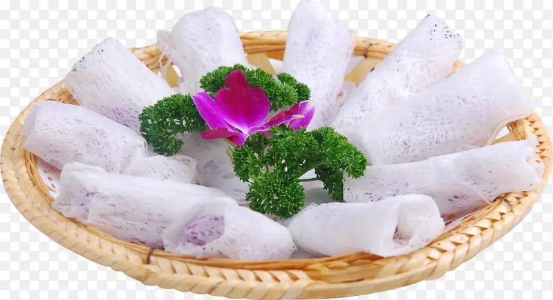 美味的炸山药卷