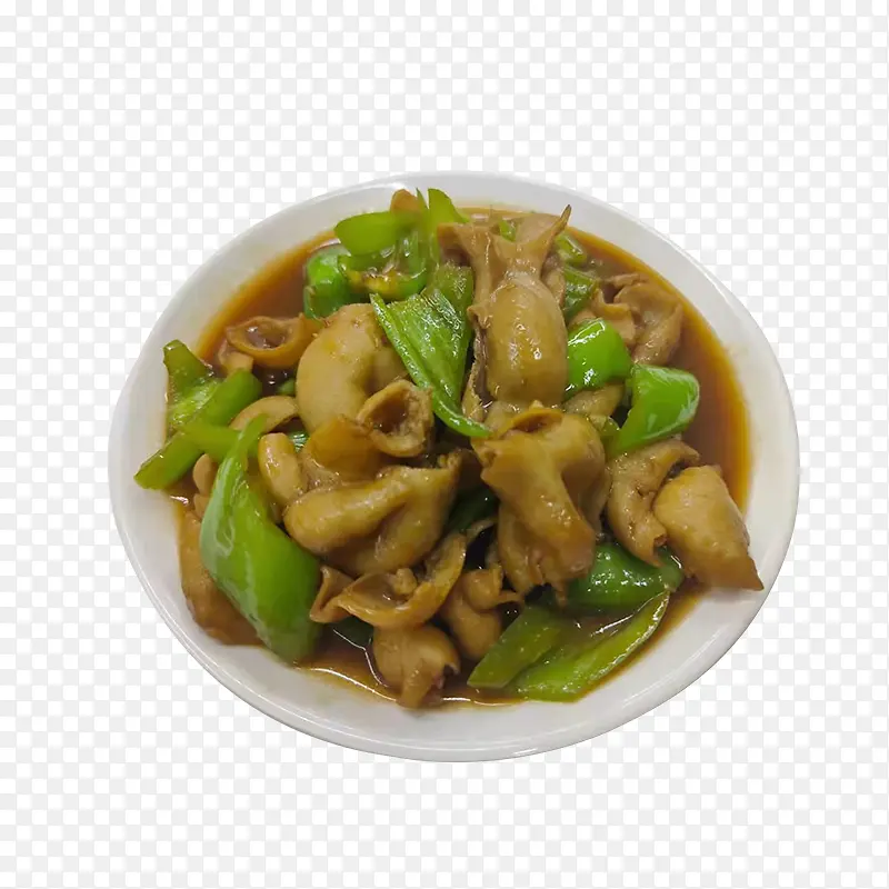 青椒炒肥肠爆款