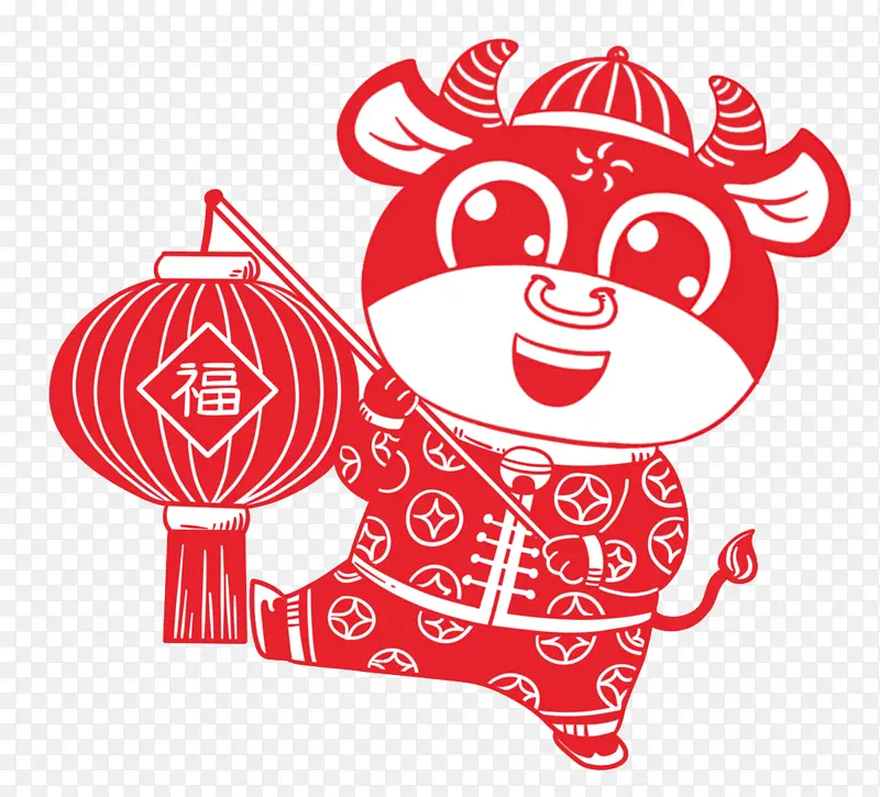 牛年红色图片PNG图片素材下载_图片编号11219971-PNG素材网