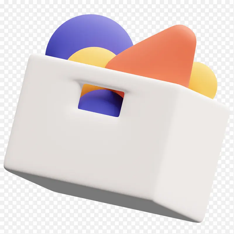 卡通 插画 3D 形状