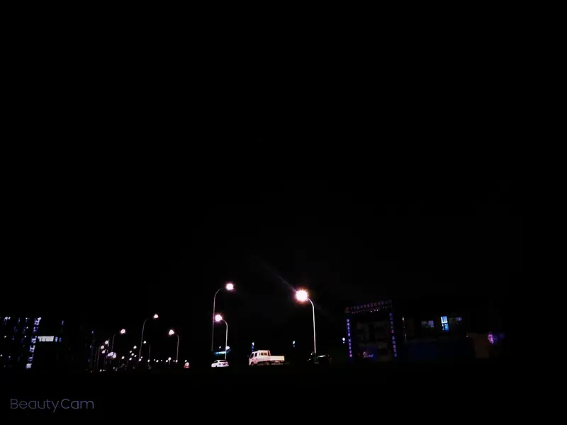 夏日唯美夜景
