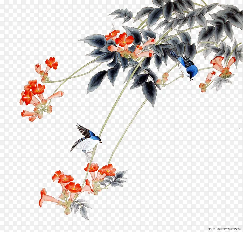 古风中国风水墨画