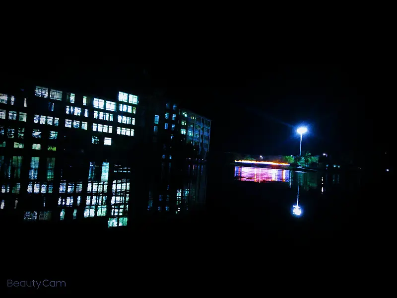 夏日唯美夜景-