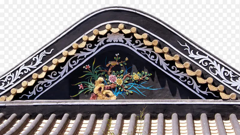 中国风古建筑宫殿拱顶