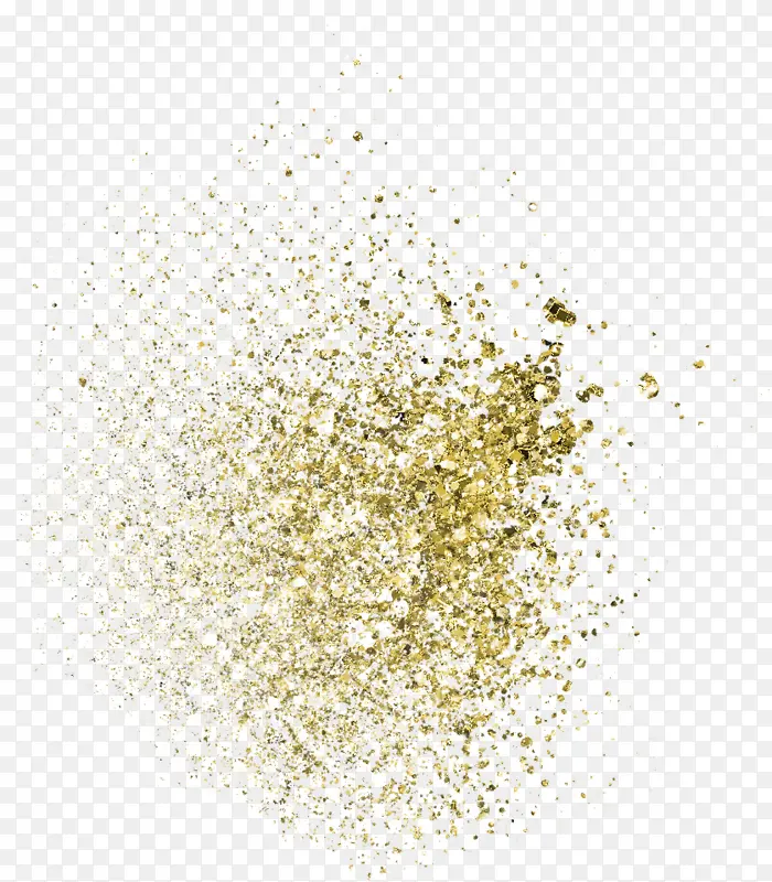 金色喷墨颗粒