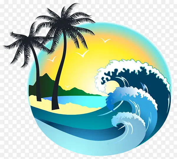海浪 png 透明 素材