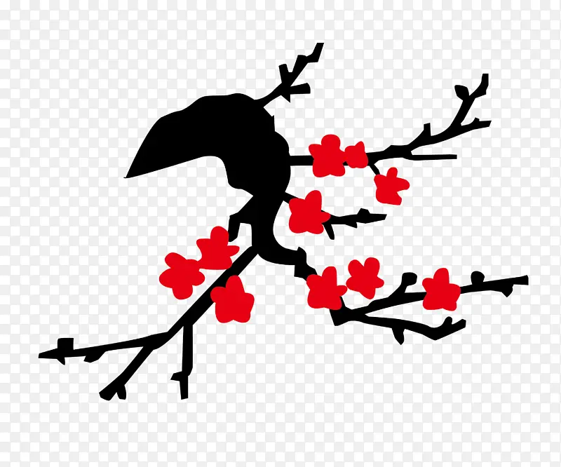 中国风传统梅花纹样