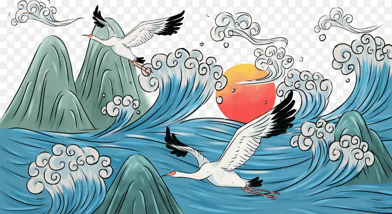 仙鹤高清图 闲云野鹤画