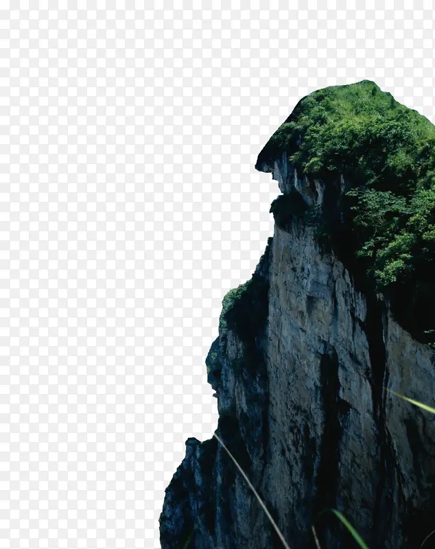 山体透明的素材