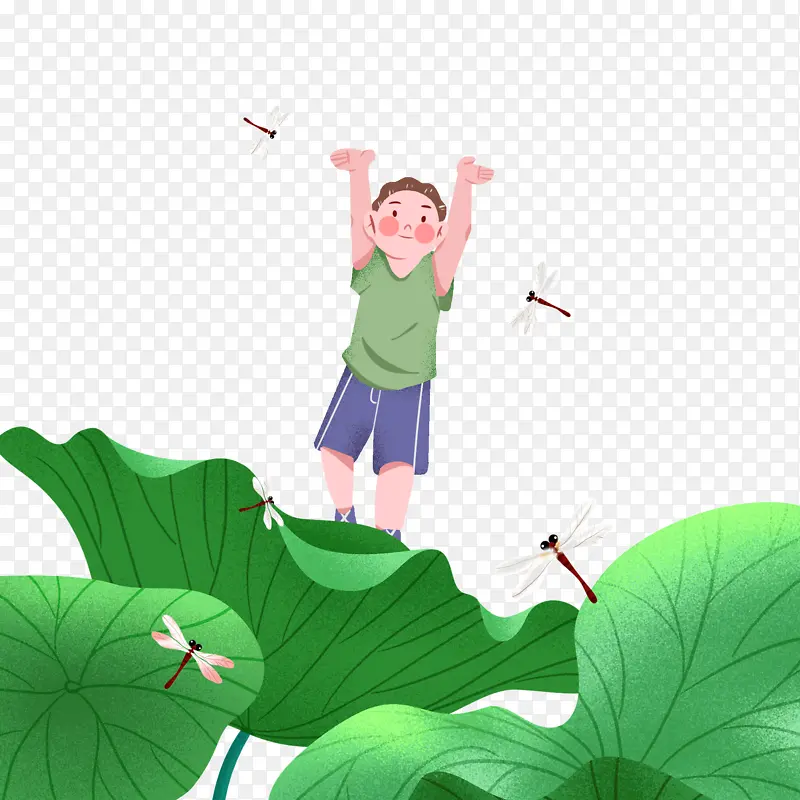 处暑节气元素