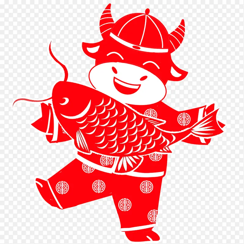 牛年喝新春素材