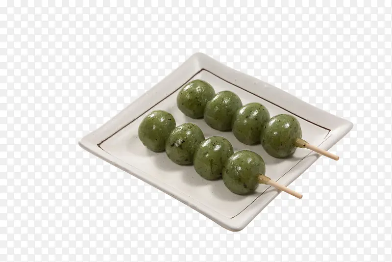 元宵绿色的元宵食物正月十五