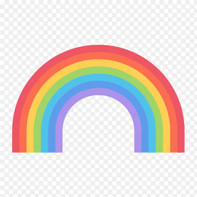 彩虹 图标 PNG 免扣
