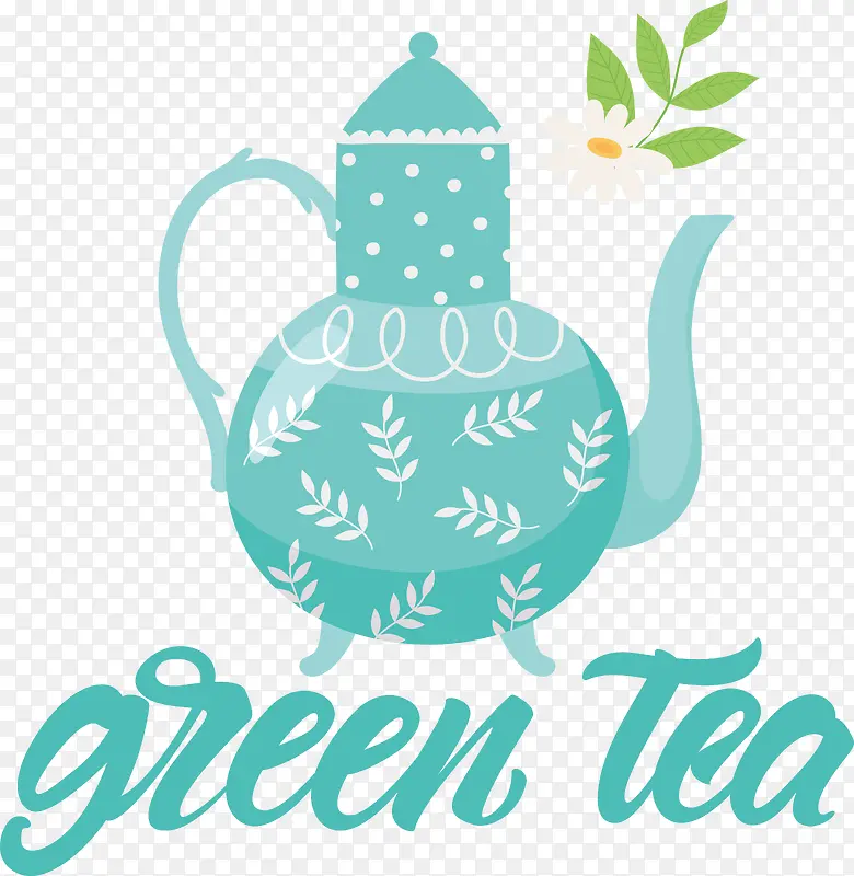标志-标志叶茶壶文字图案