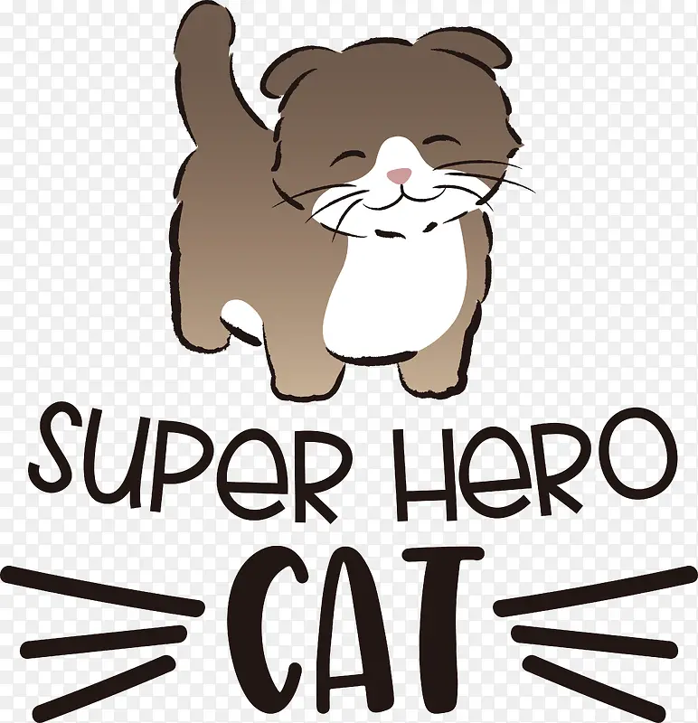 猫-猫狗小猫胡须标志