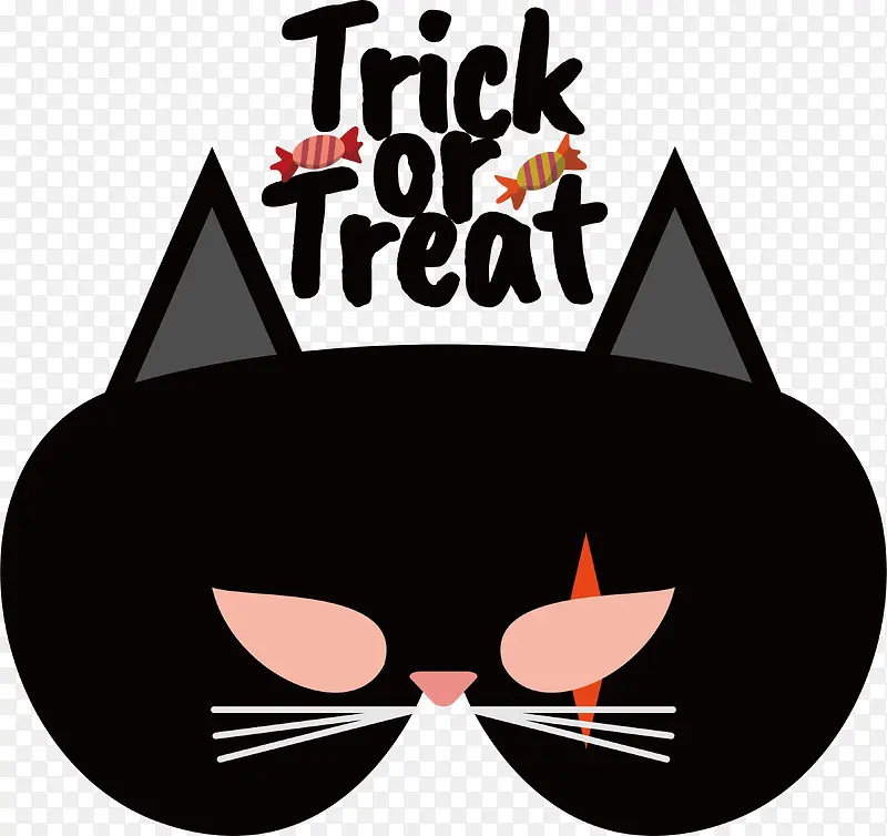 猫-猫像猫一样的鼻子胡须卡通