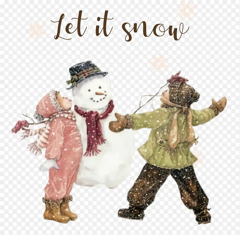 让它下雪——雪人