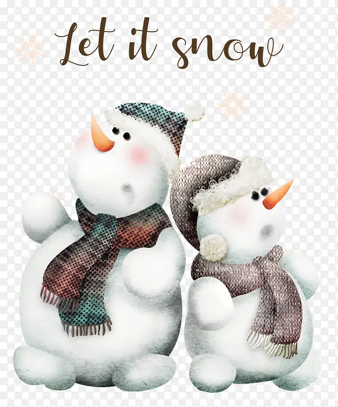 让它下雪——雪人