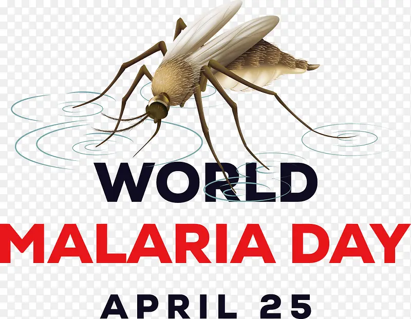 世界疟疾日-世界疟疾日疟疾日健康
