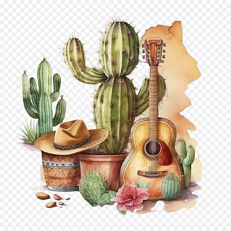 cincodeMayo-cincodeMayo仙人掌弹吉他