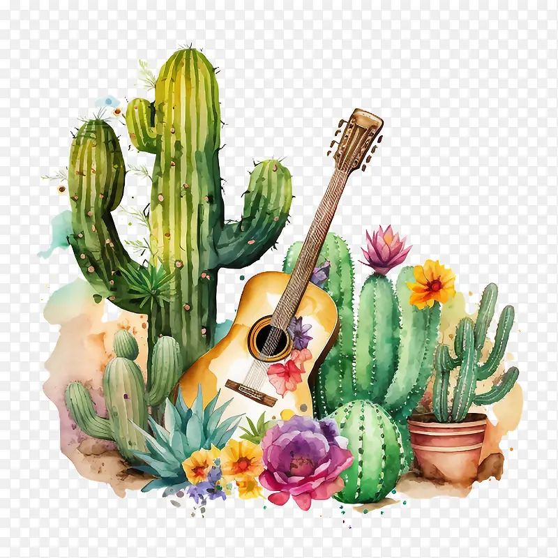 cincodeMayo-cincodeMayo仙人掌弹吉他