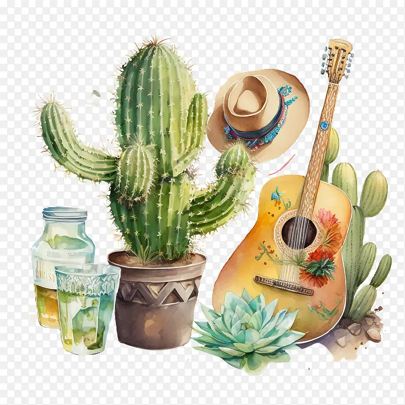 cincodeMayo-cincodeMayo仙人掌弹吉他