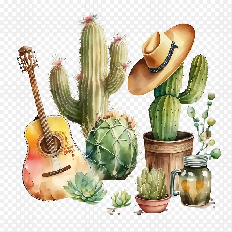 cincodeMayo-cincodeMayo仙人掌弹吉他