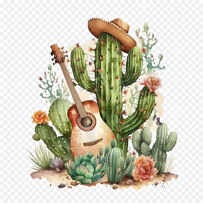 cincodeMayo-cincodeMayo仙人掌弹吉他