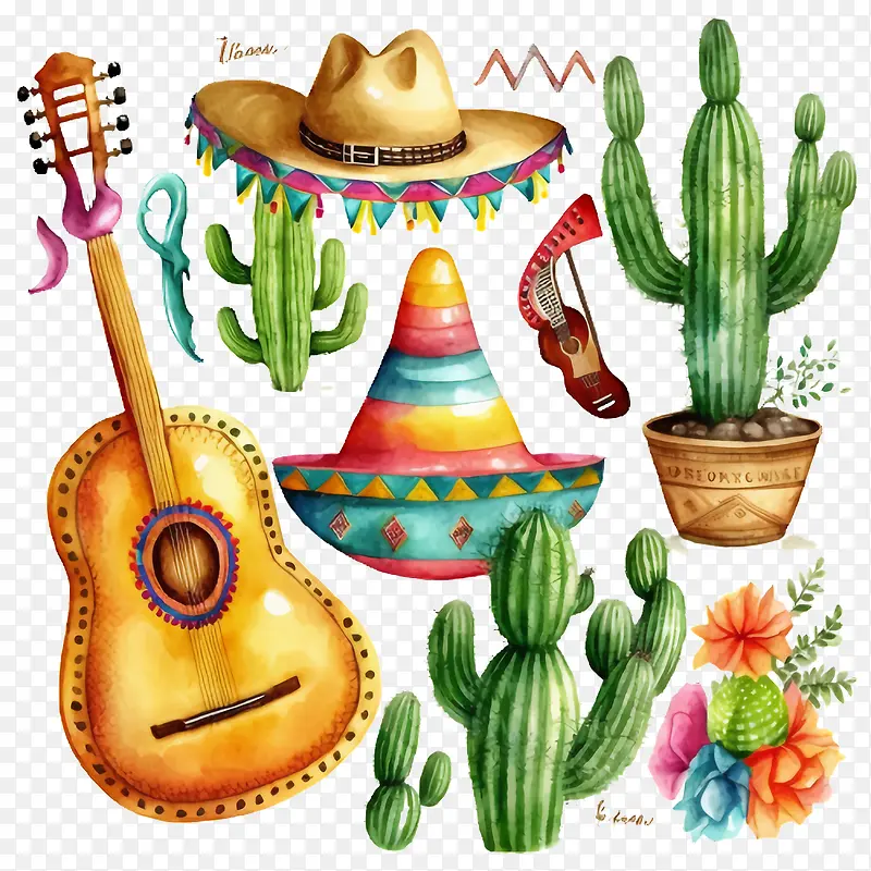 cincodeMayo-cincodeMayo仙人掌弹吉他