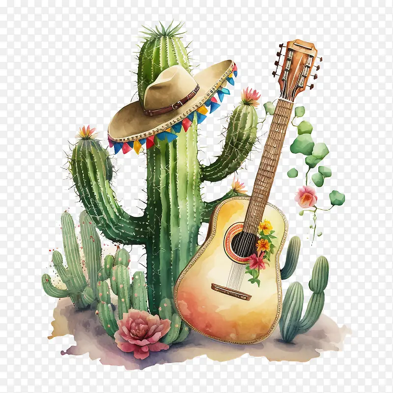 cincodeMayo-cincodeMayo仙人掌弹吉他