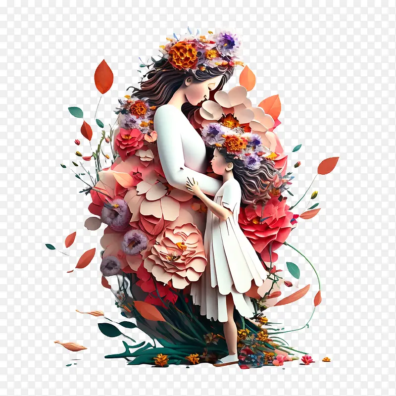 3d母亲-母亲节