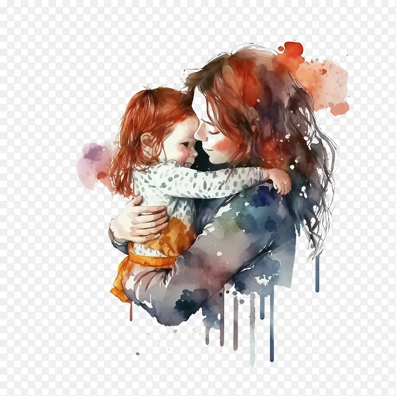 妈妈和孩子——母亲节