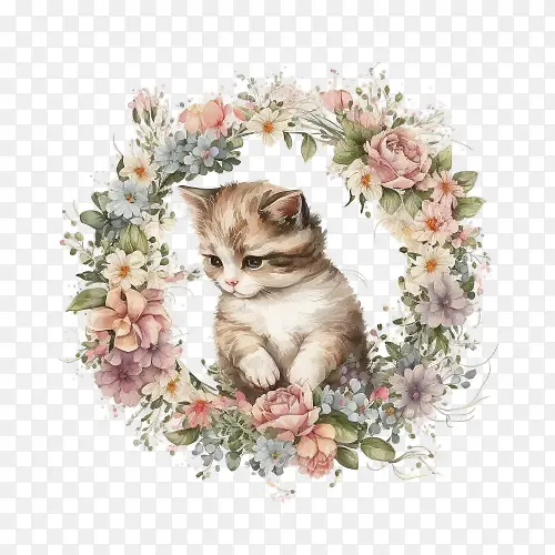 凯蒂猫-花环
