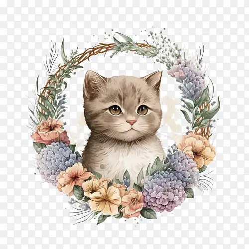 凯蒂猫-花环