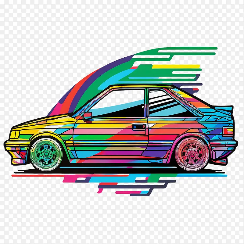 90年代汽车的颜色-90年代汽车的颜色90年代抽象汽车的颜色