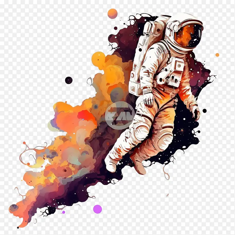 宇航员迷失-宇航员失去太空抽象宇航员