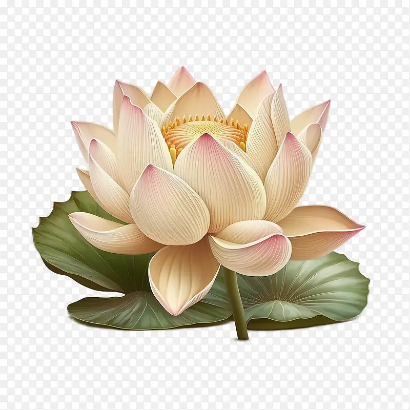 卡通莲花-莲花