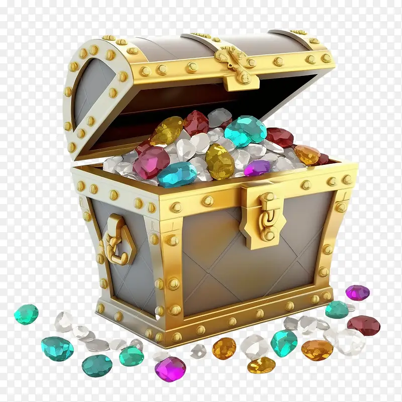 宝箱-宝箱金币宝石水晶