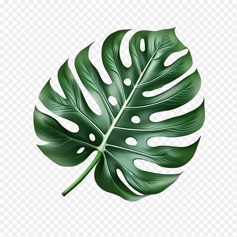 龟背竹叶-龟背竹叶