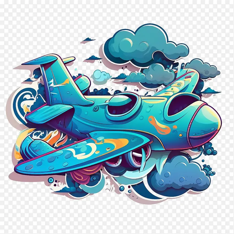 卡通飞机-卡通飞机