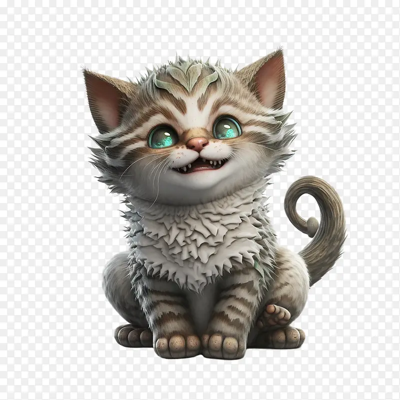 可爱的猫-可爱的猫微笑的猫