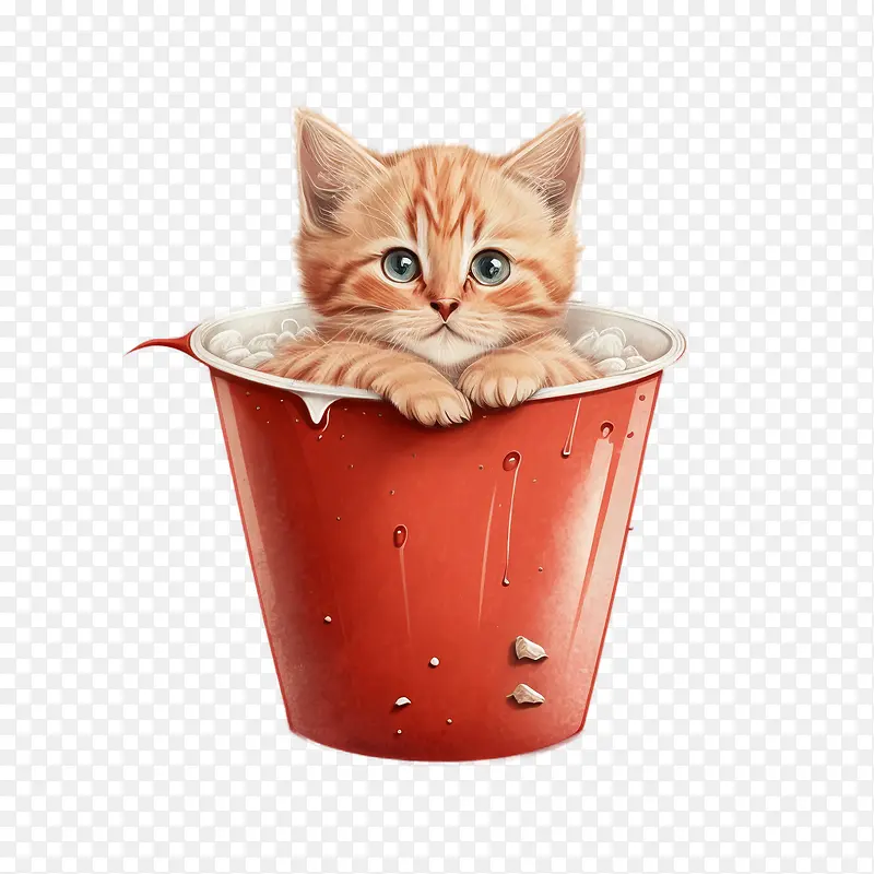 可爱的猫-卡通猫