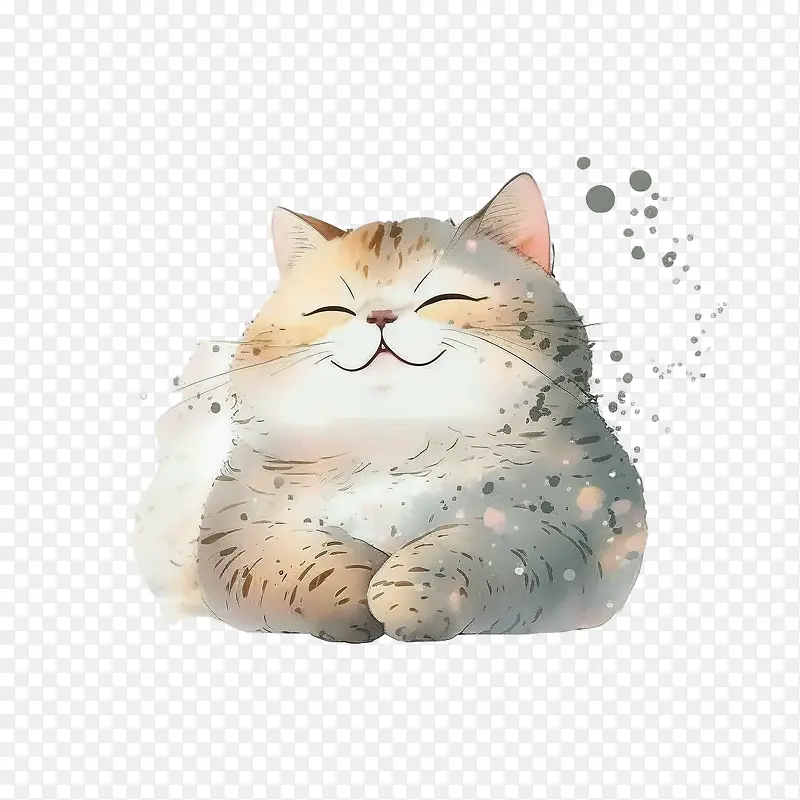 微笑的猫-微笑的猫可爱的猫与猫