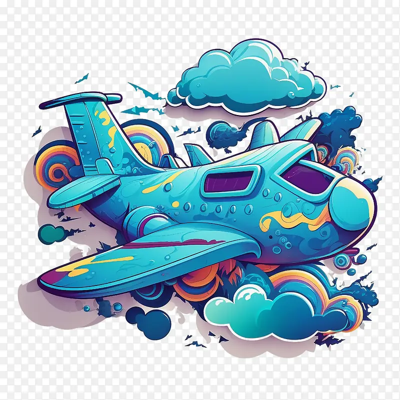 卡通飞机-卡通飞机