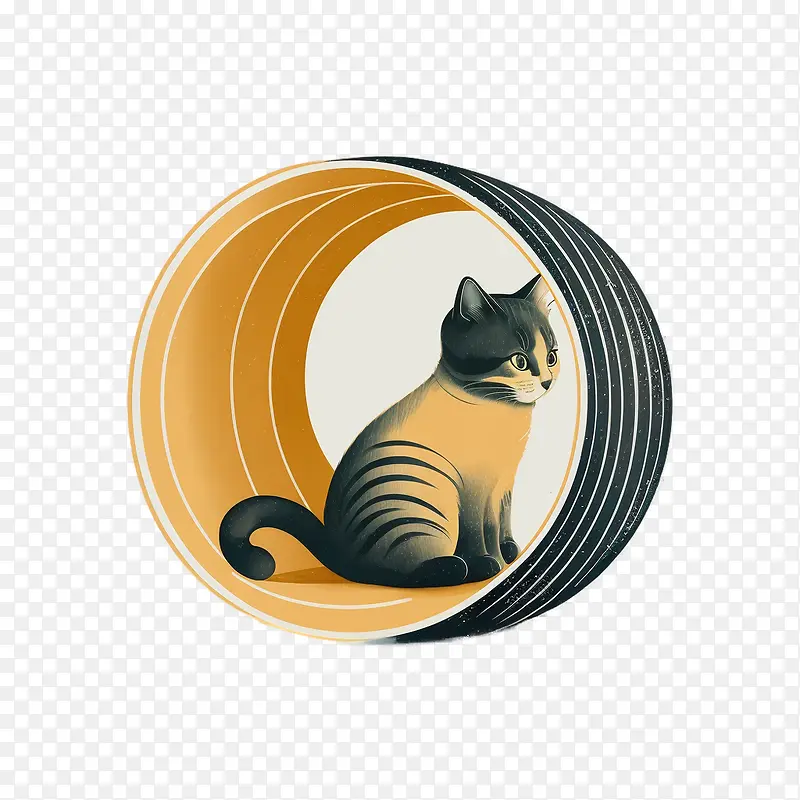 可爱的猫-卡通猫
