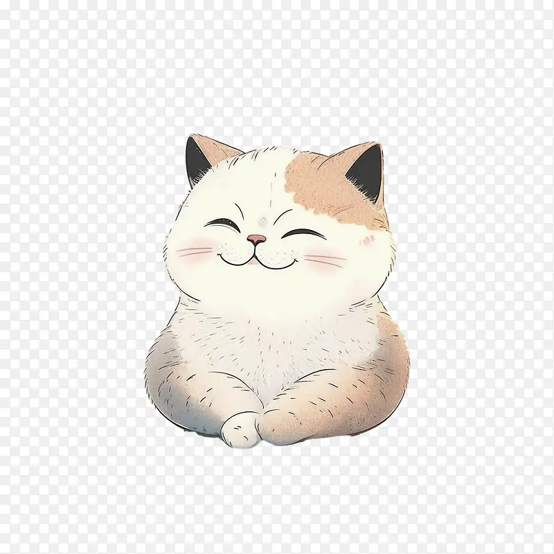 微笑的猫-微笑的猫可爱的猫与猫