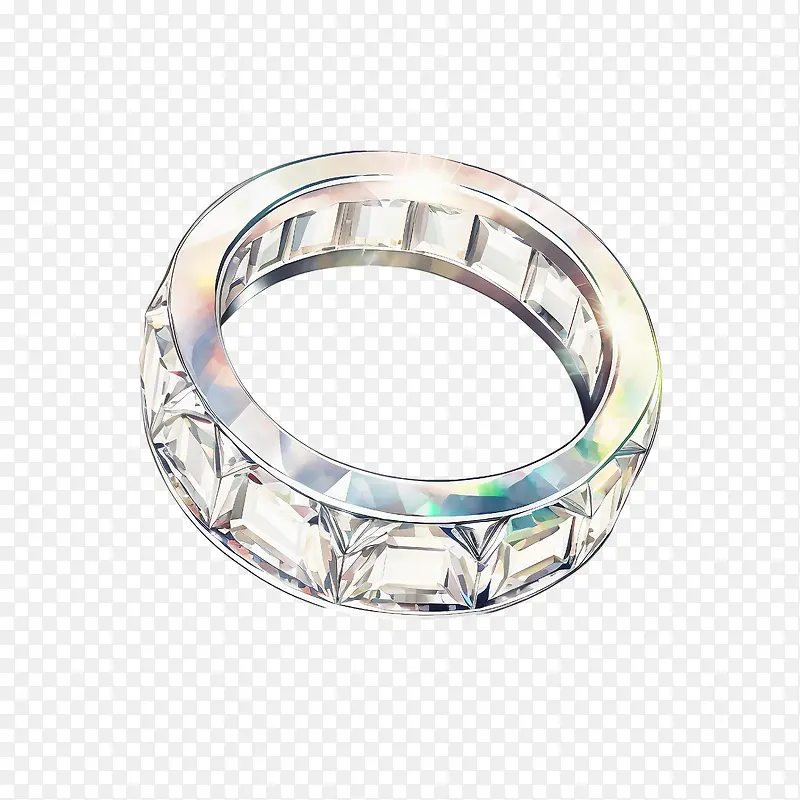 水晶结婚戒指-结婚戒指