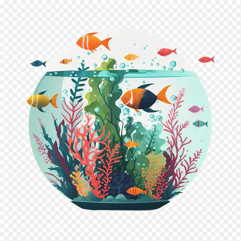 色彩缤纷的鱼-水族馆珊瑚色彩缤纷的鱼