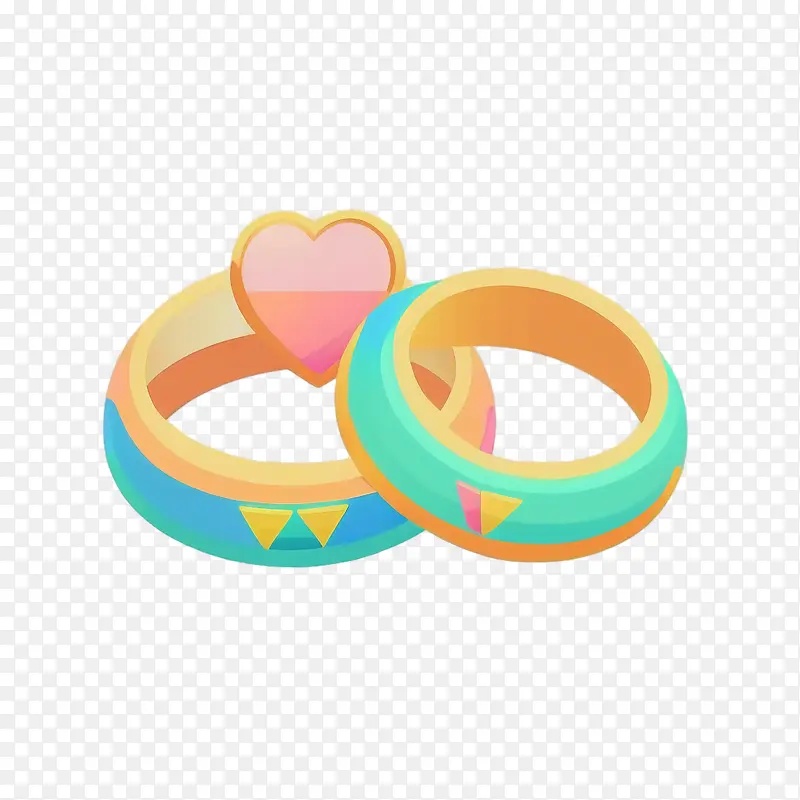 可爱的结婚戒指-结婚戒指